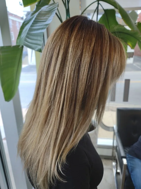 Hair styling work by Trina