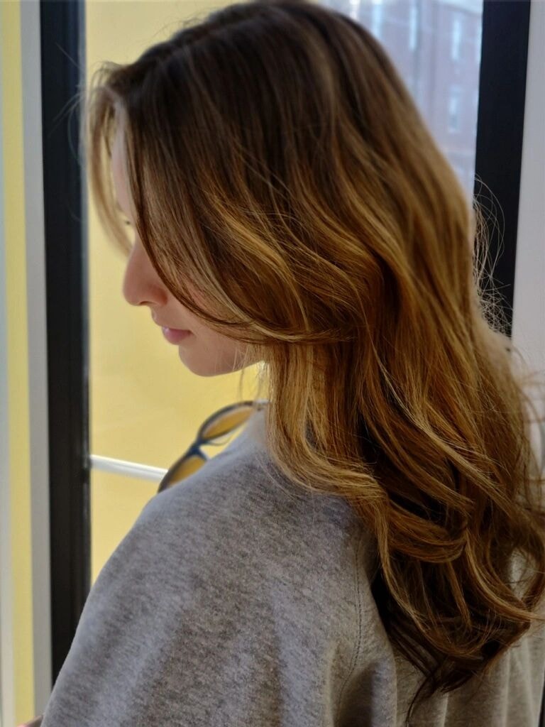 Hair styling work